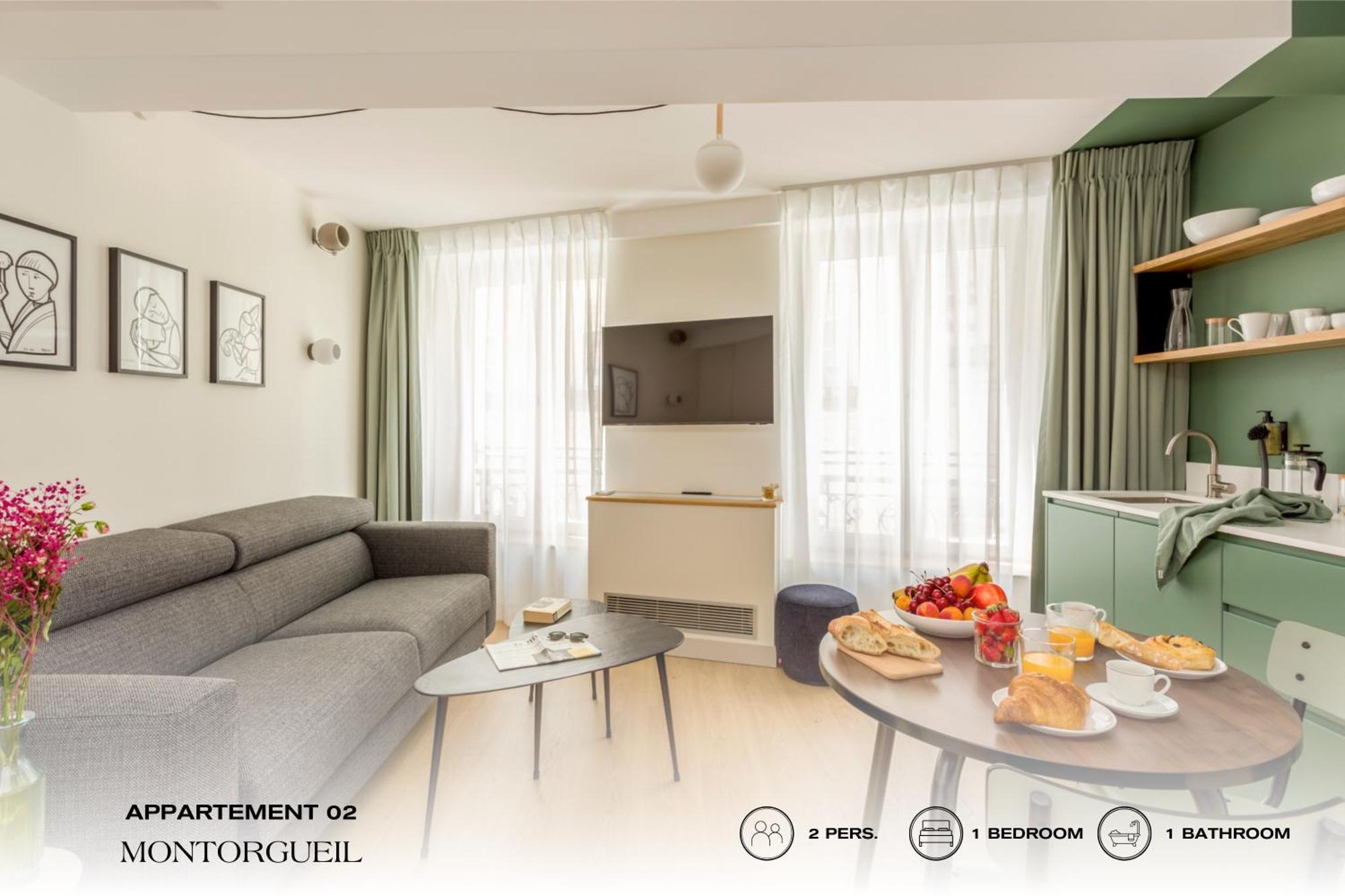 Apartament Beauquartier - Montorgueil Paryż Zewnętrze zdjęcie