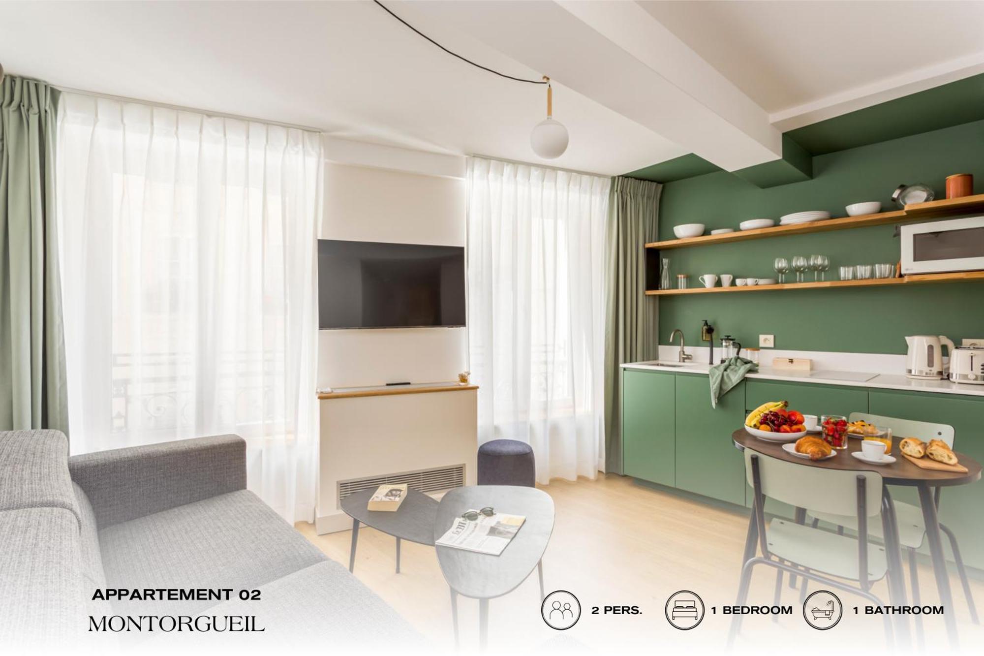 Apartament Beauquartier - Montorgueil Paryż Zewnętrze zdjęcie